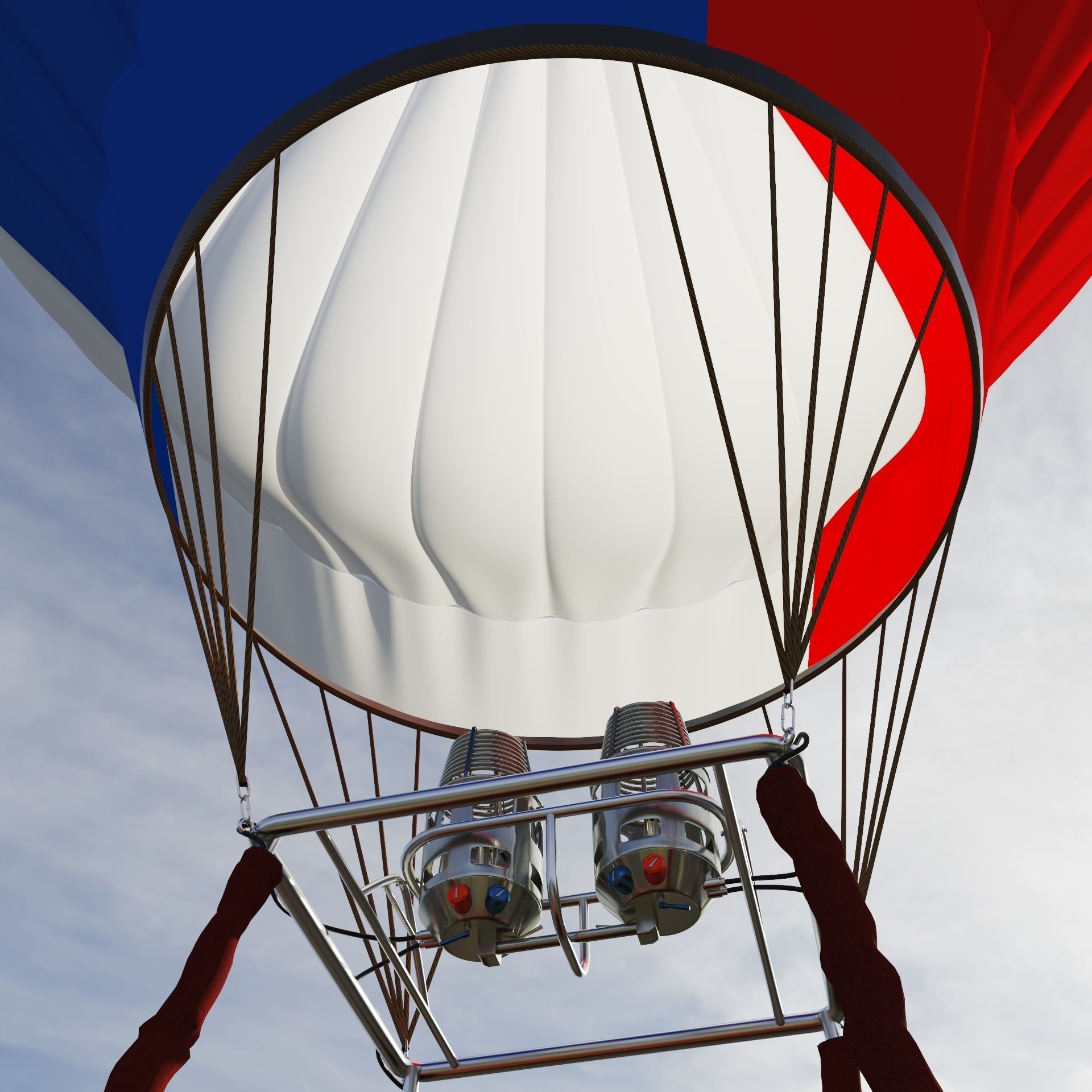 Hot Air Balloon 3D model_12