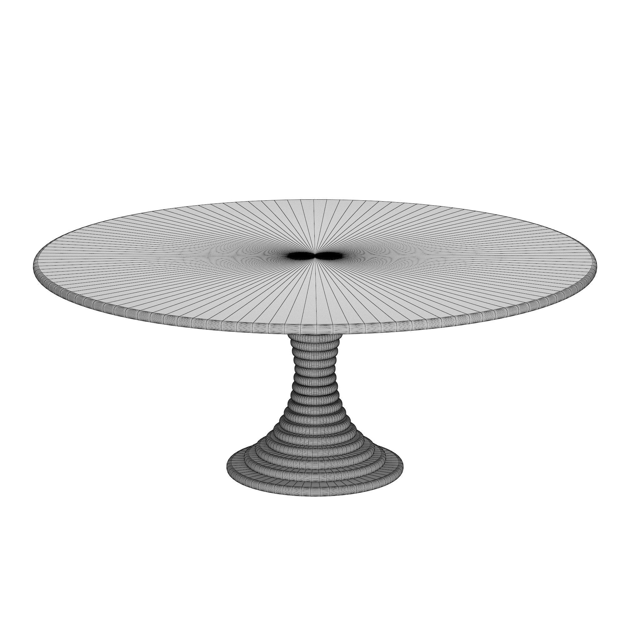 The socle table 3D model_3