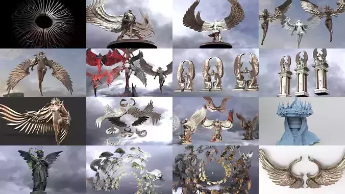 Holy Heavens sculpture collection 