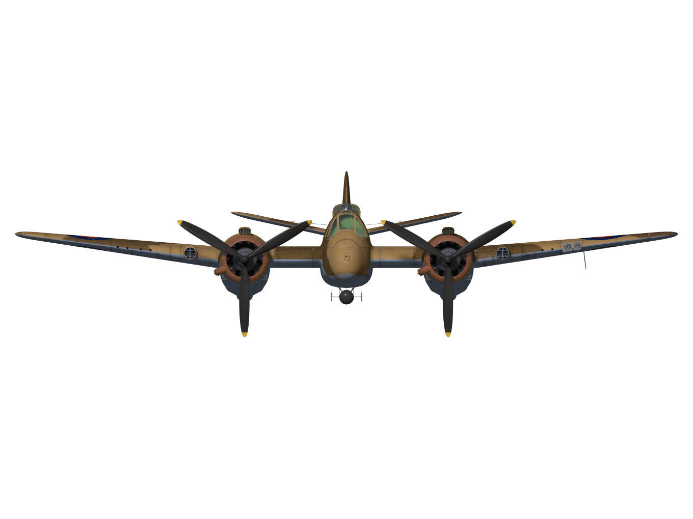 Bristol Beaufighter  MKVIC 3D model_10