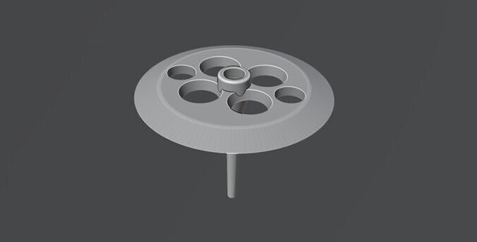 Pop Bumper Skirt Pinball 3D Model 3D print model