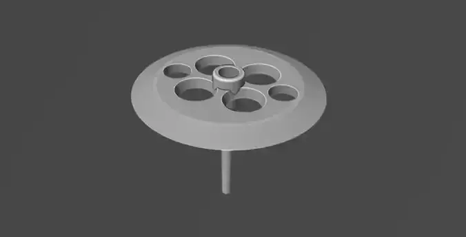 Pop Bumper Skirt Pinball 3D Model 3D print model