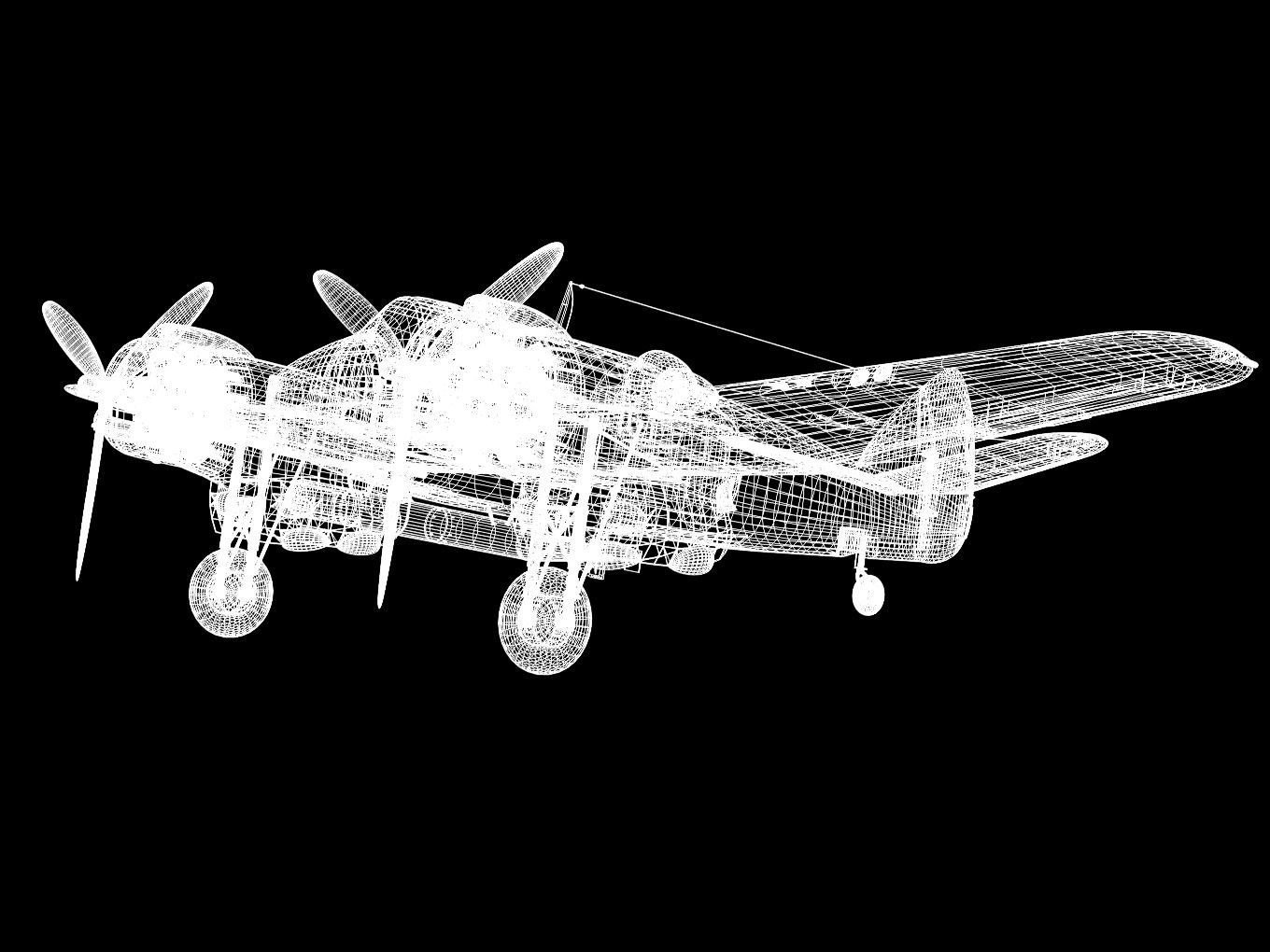 Bristol Beaufighter MKVIC 3D model_16