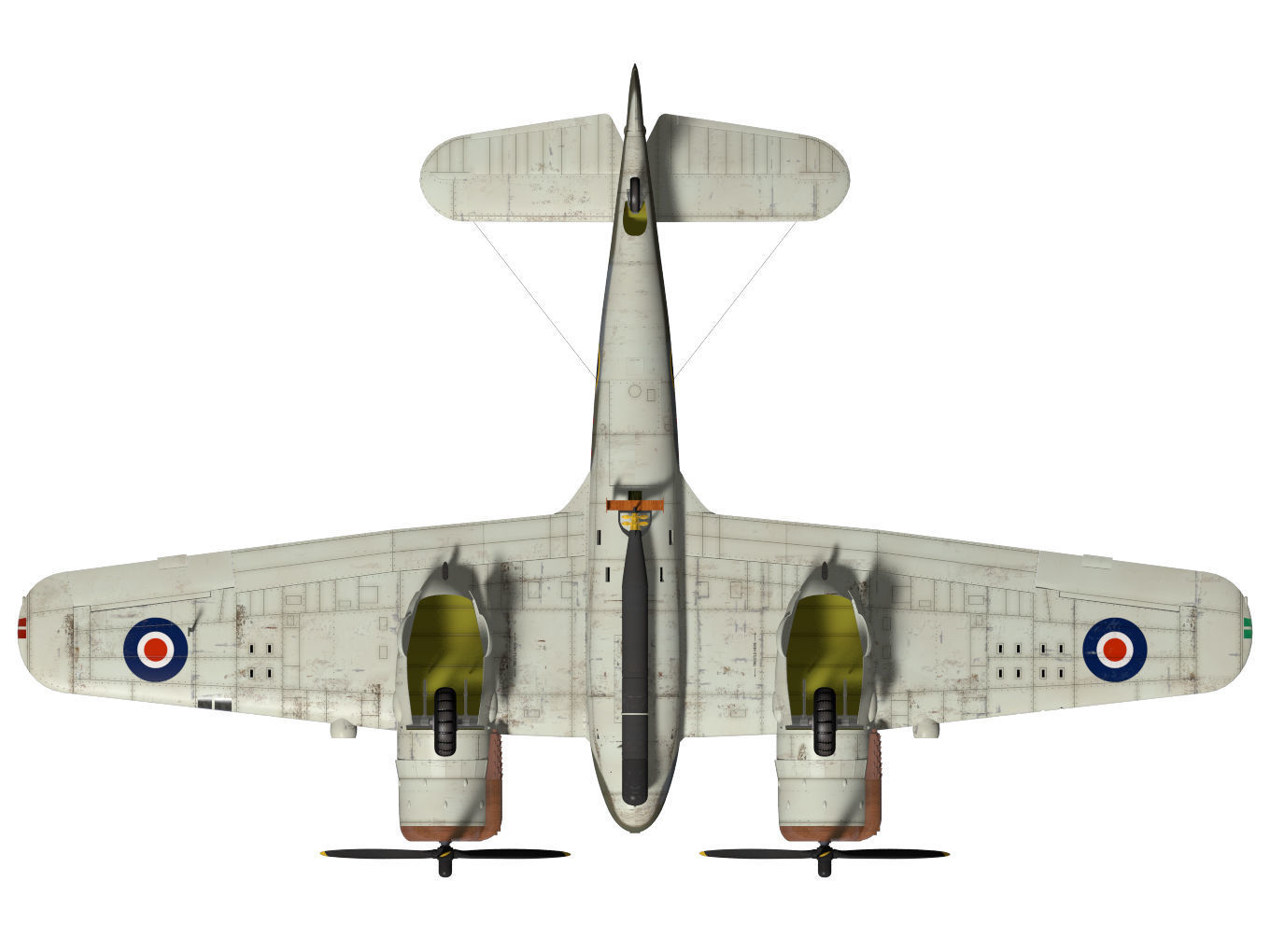 Bristol Beaufighter MKVIC 3D model_14