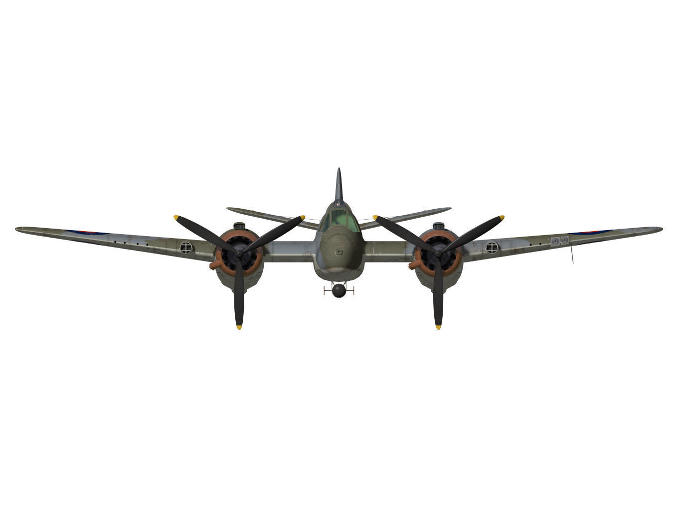 Bristol Beaufighter MKVIC 3D model_10