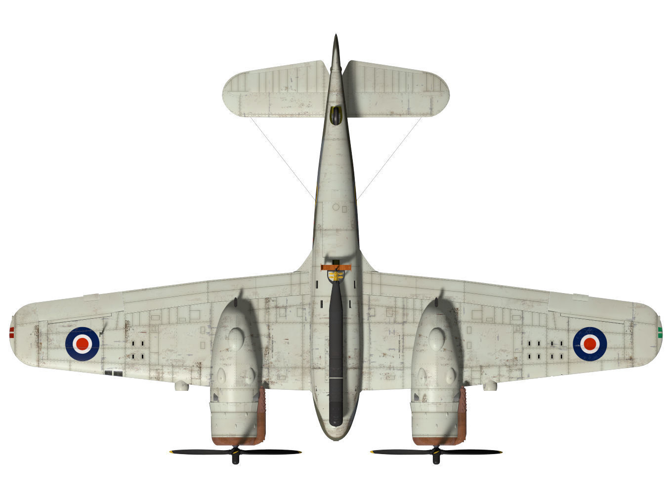 Bristol Beaufighter MKVIC 3D model_13