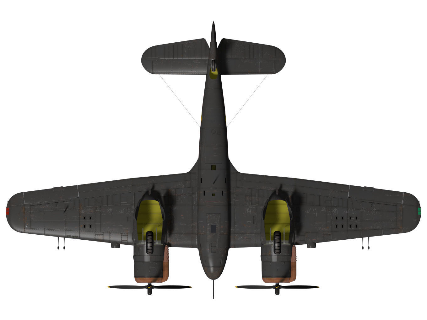 Bristol Beaufighter  MKVIF 3D model_14