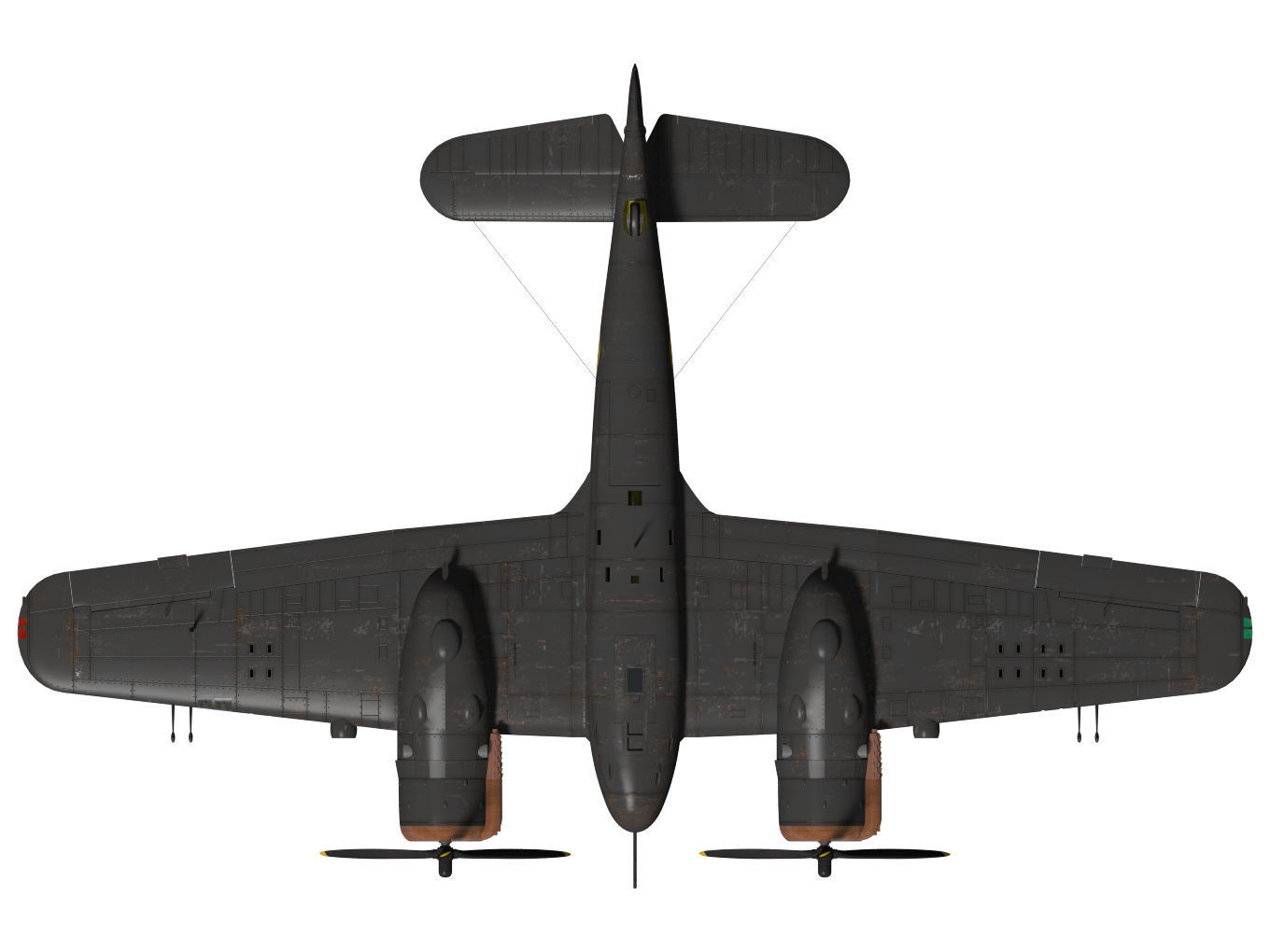 Bristol Beaufighter  MKVIF 3D model_13