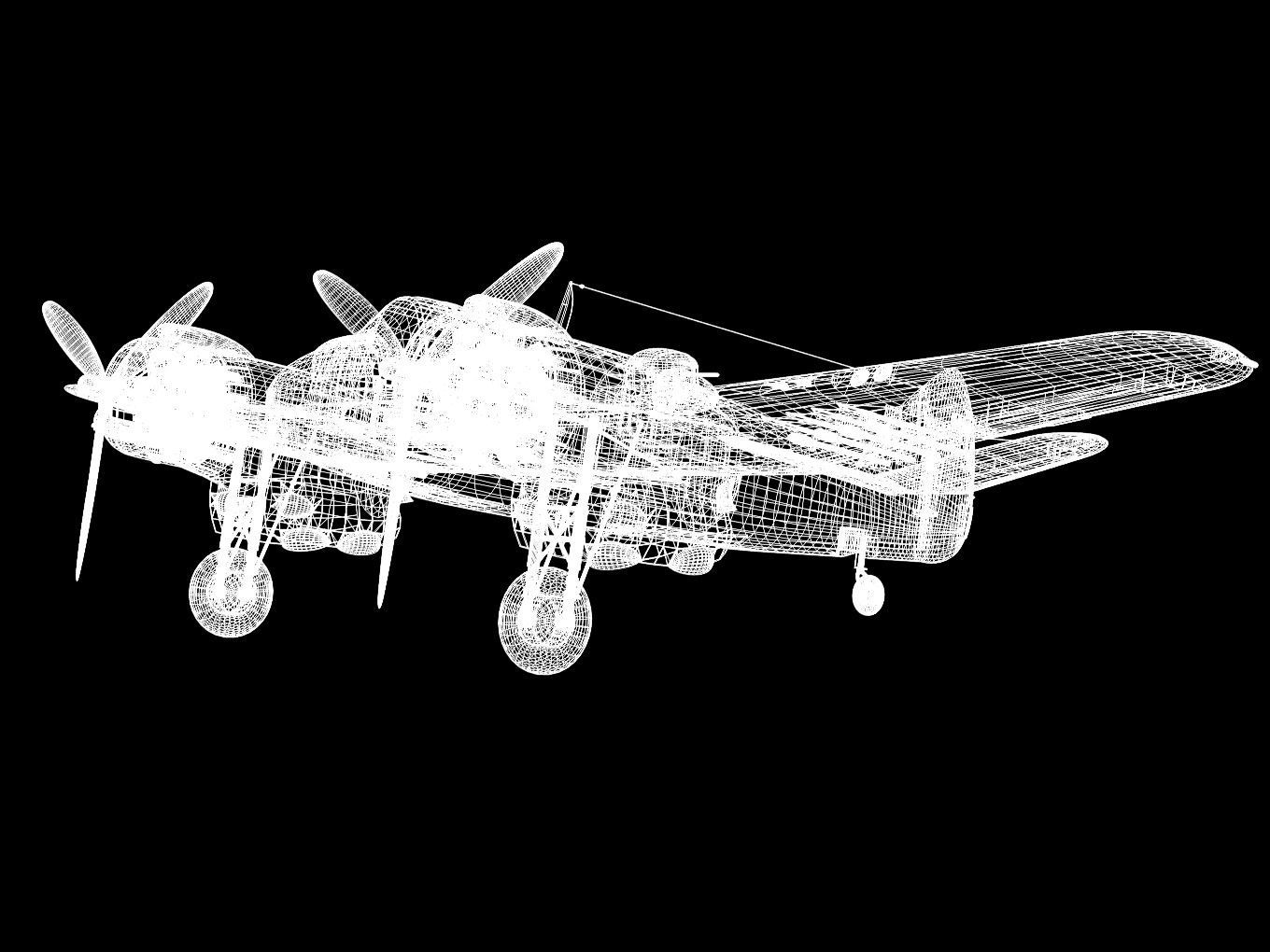 Bristol Beaufighter  MKXXI 3D model_15