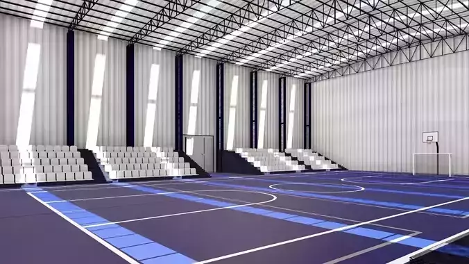 CULTURAL CENTER AND THEATER 3D model