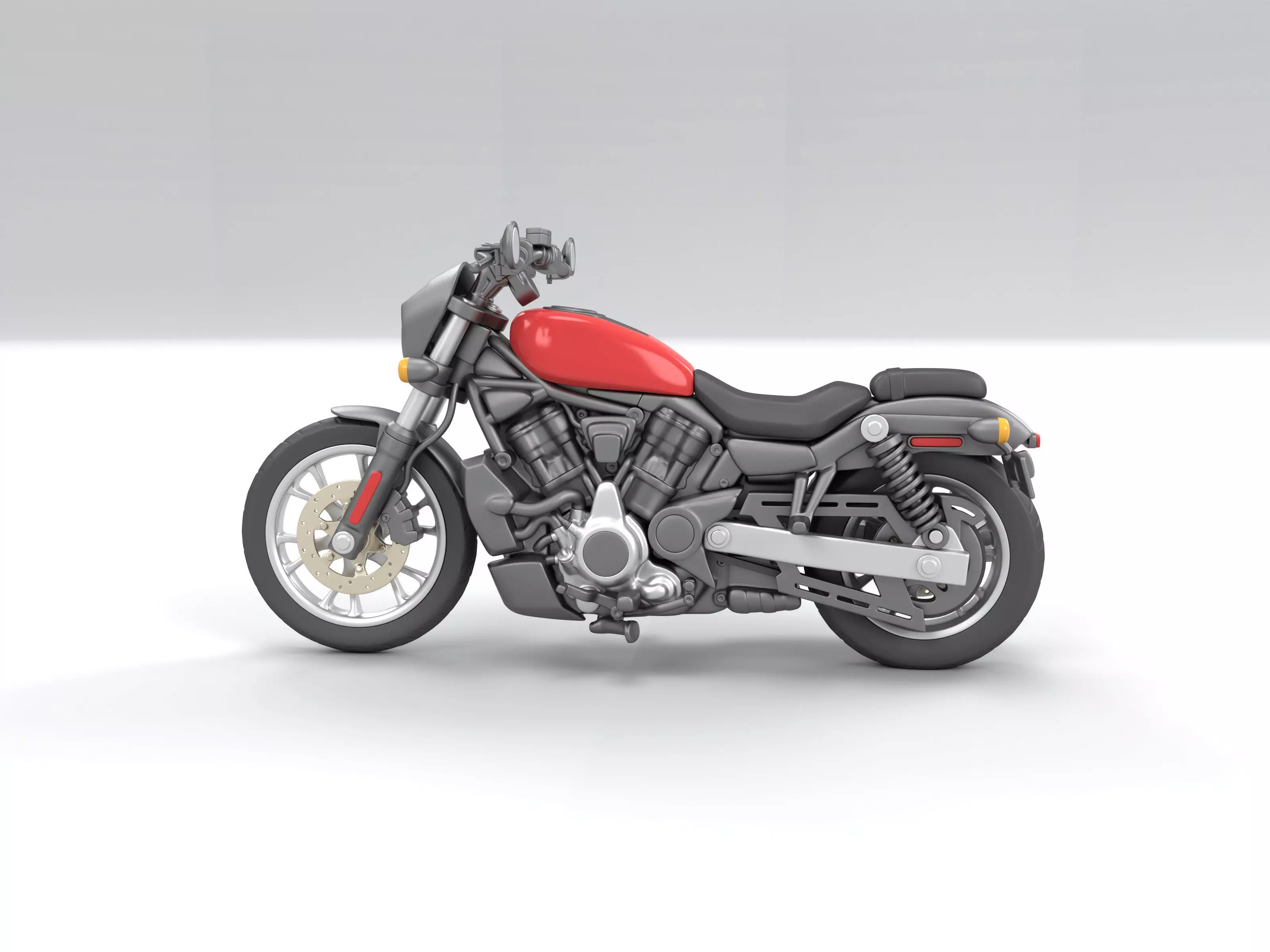 Harley Davidson Nightster STL file 3D print model