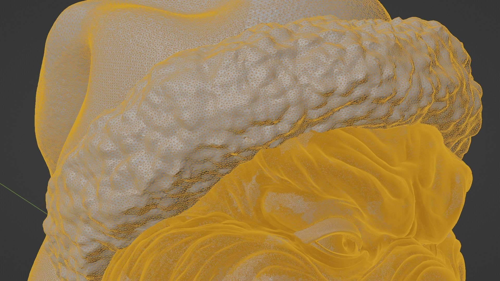 Grinch bust 3D print model_6