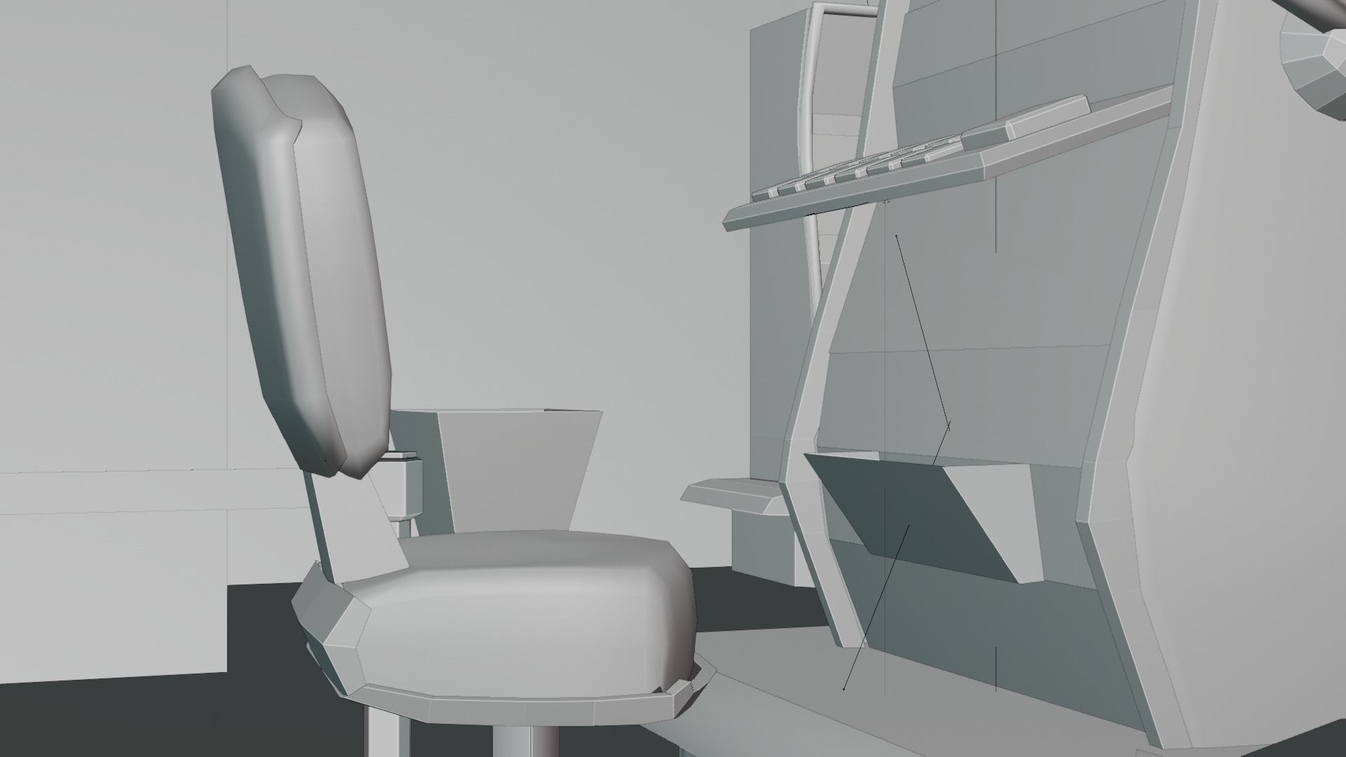 Small casino - interior and props Low-poly 3D model_12