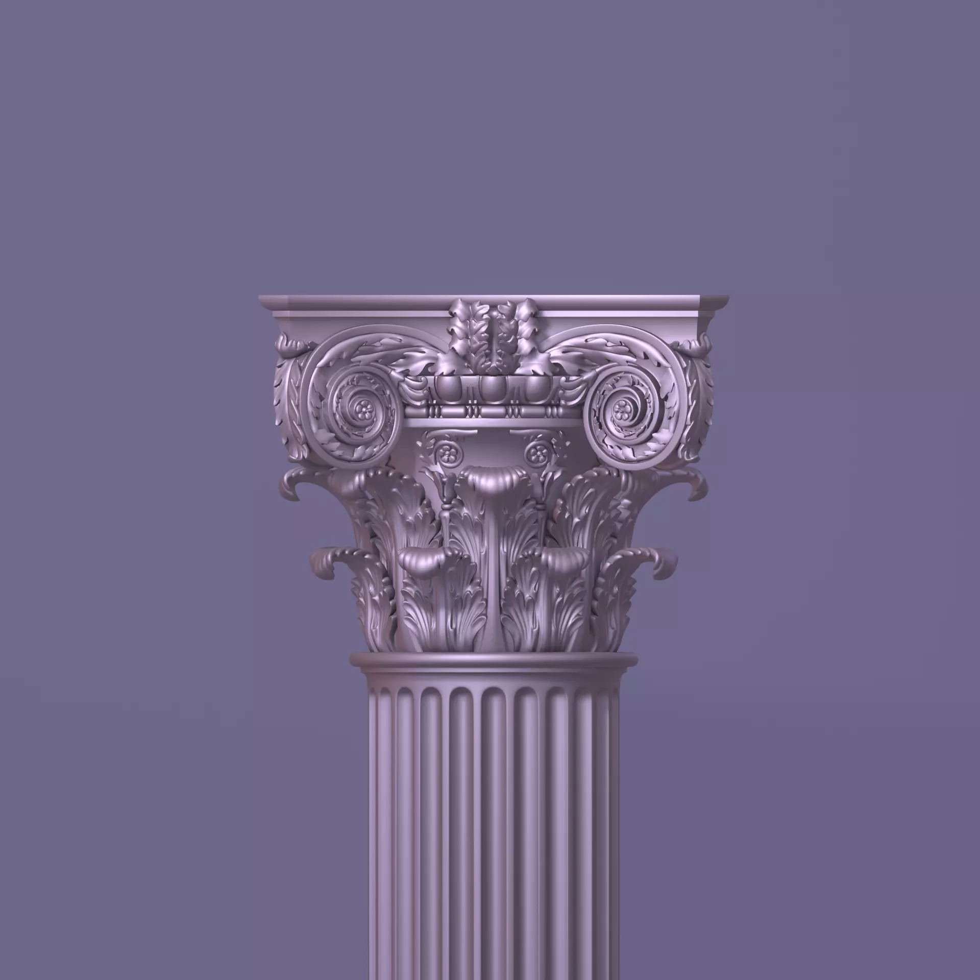 composite column 3D print model_0