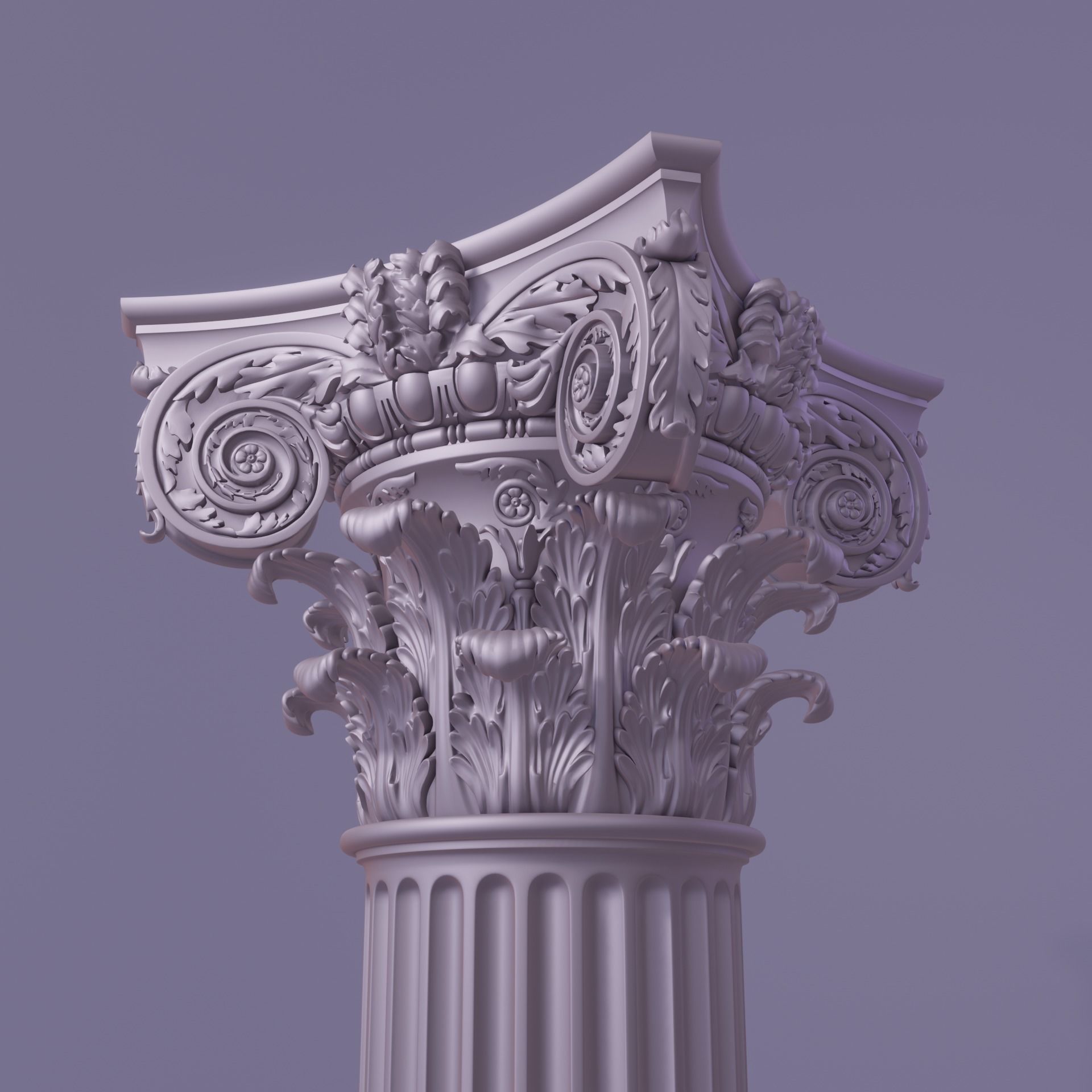 composite column 3D print model_1
