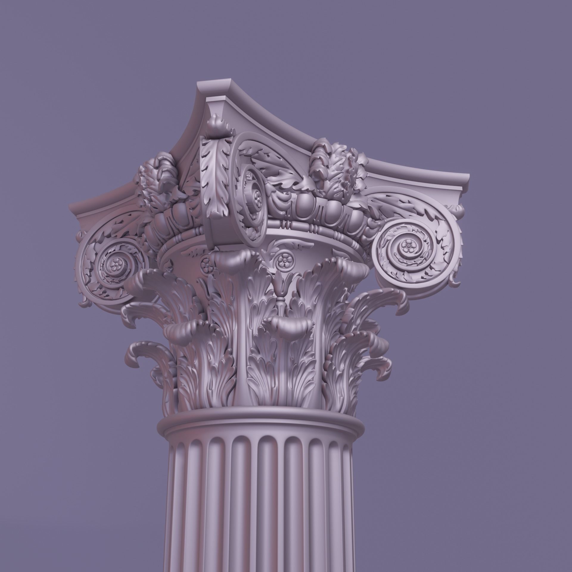 composite column 3D print model_3