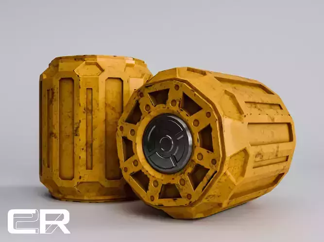 Sci-Fi Cylinder Prop