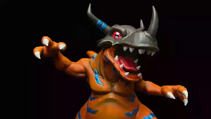 Greymon 3D print model