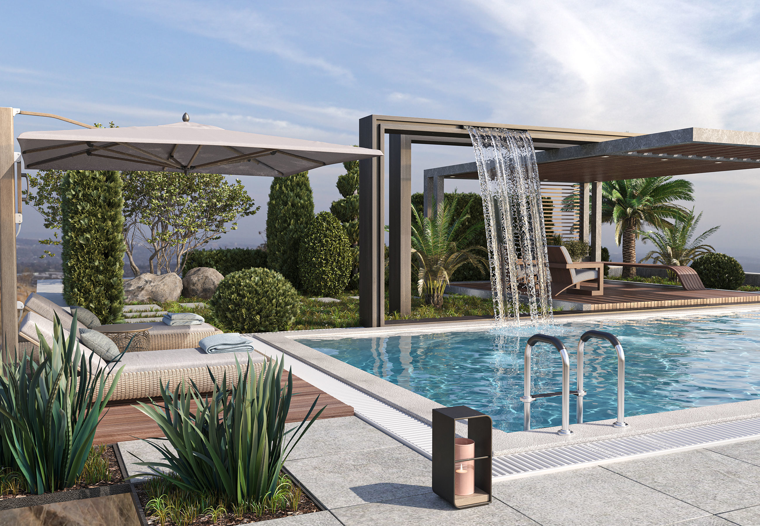 Swimming Pool 10 3D model_2