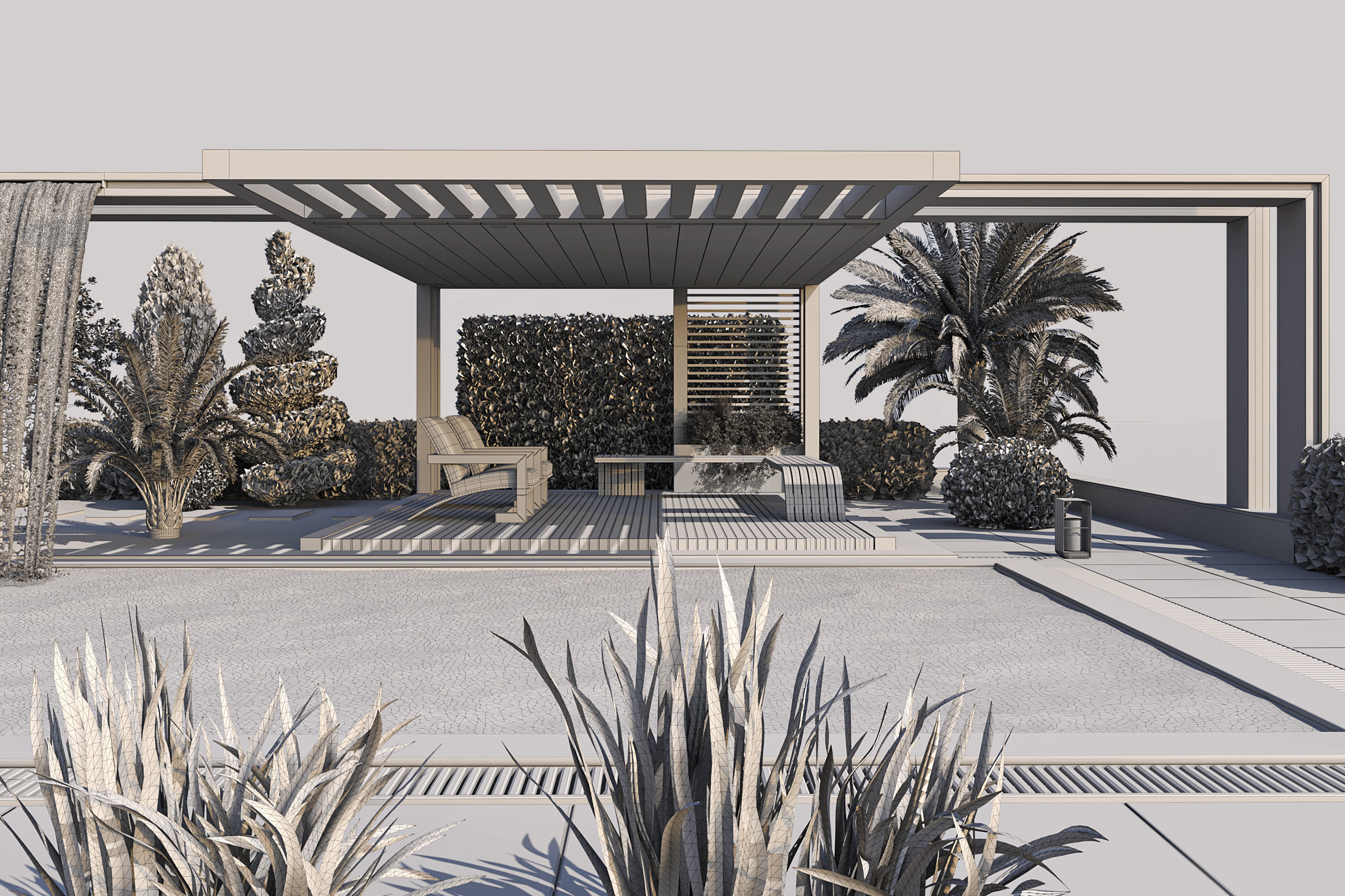 Swimming Pool 10 3D model_13