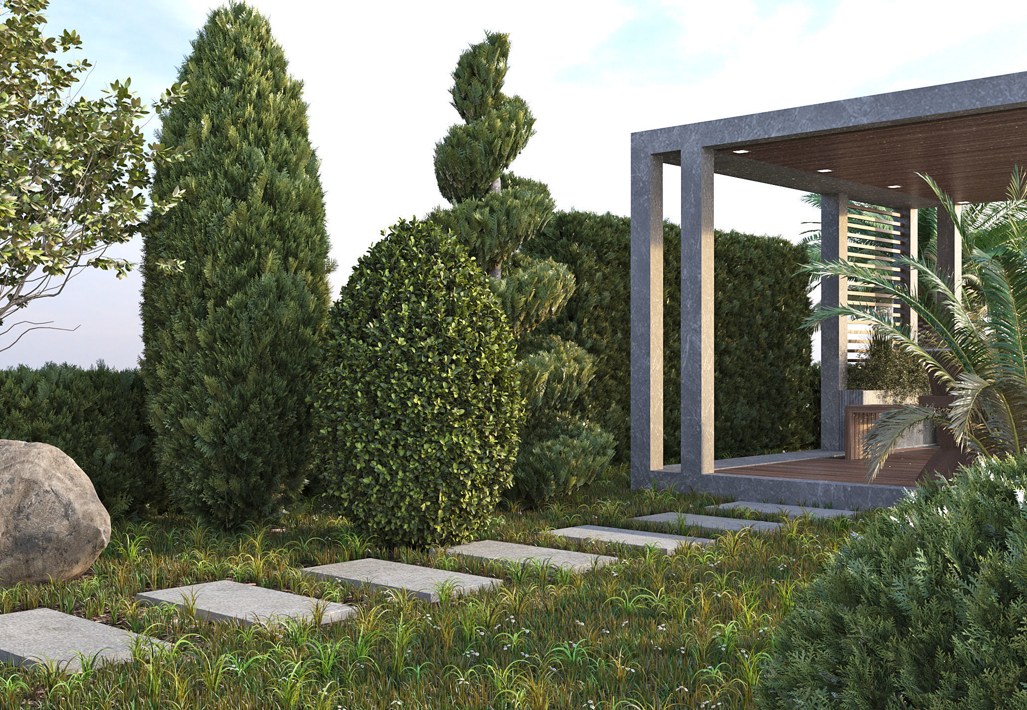 Swimming Pool 10 3D model_8