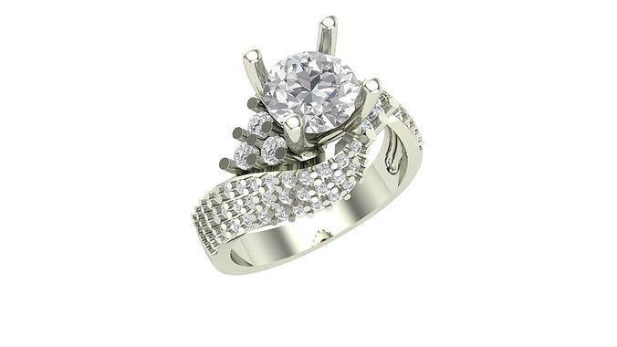 Ladies Ring 340 3D print model