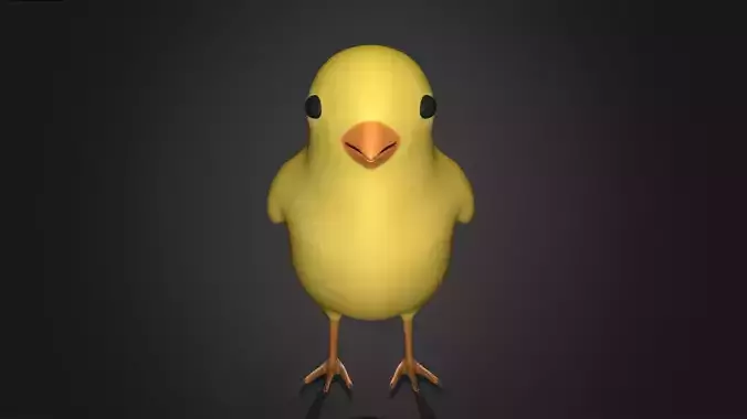 Asset - Cartoons - Chicken Rigged 3D model