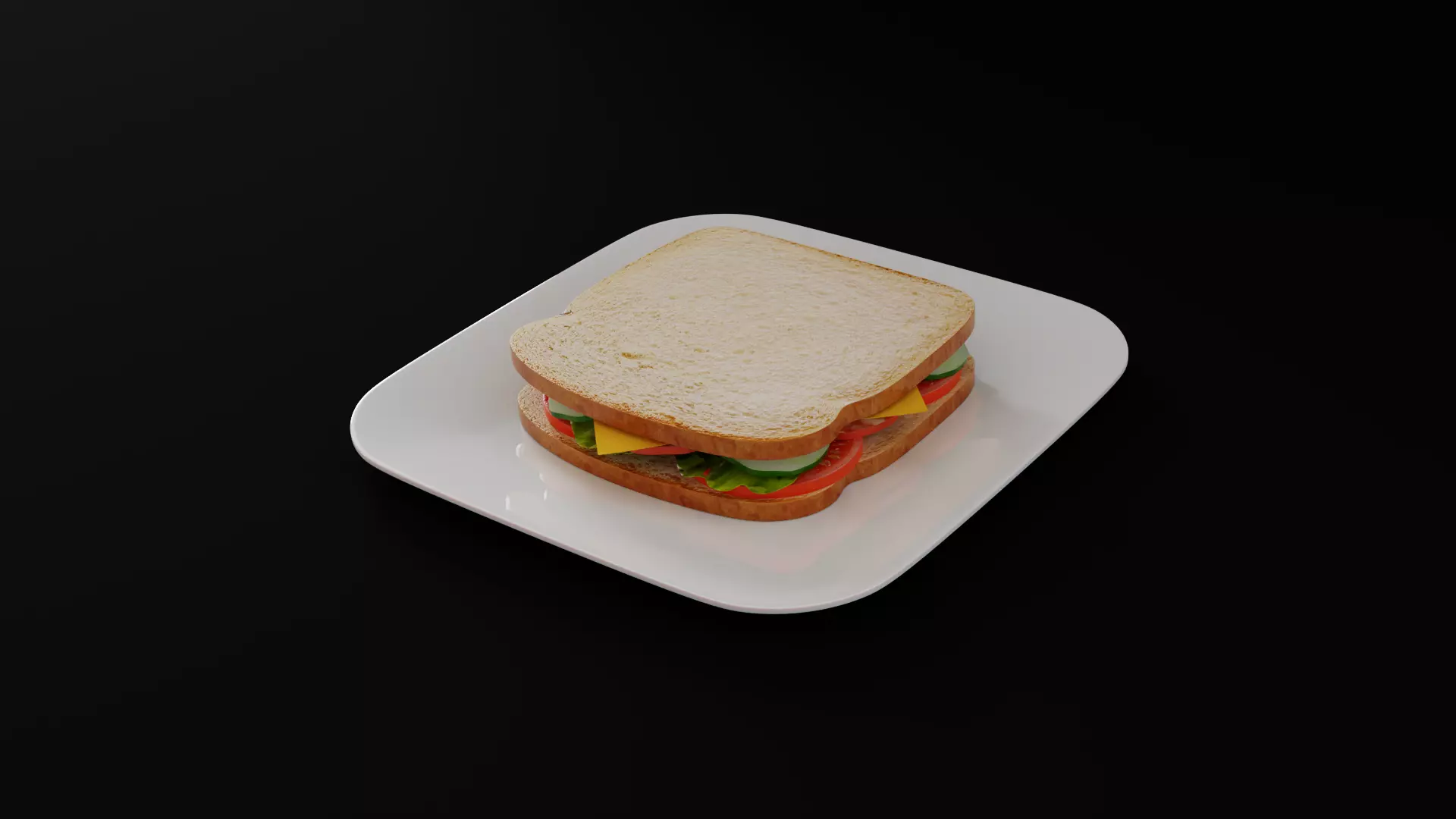 Sandwich 3D model_0