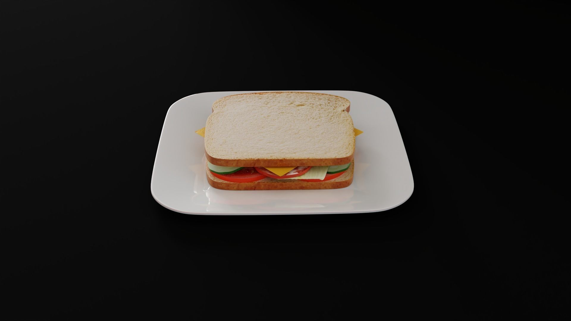 Sandwich 3D model_6