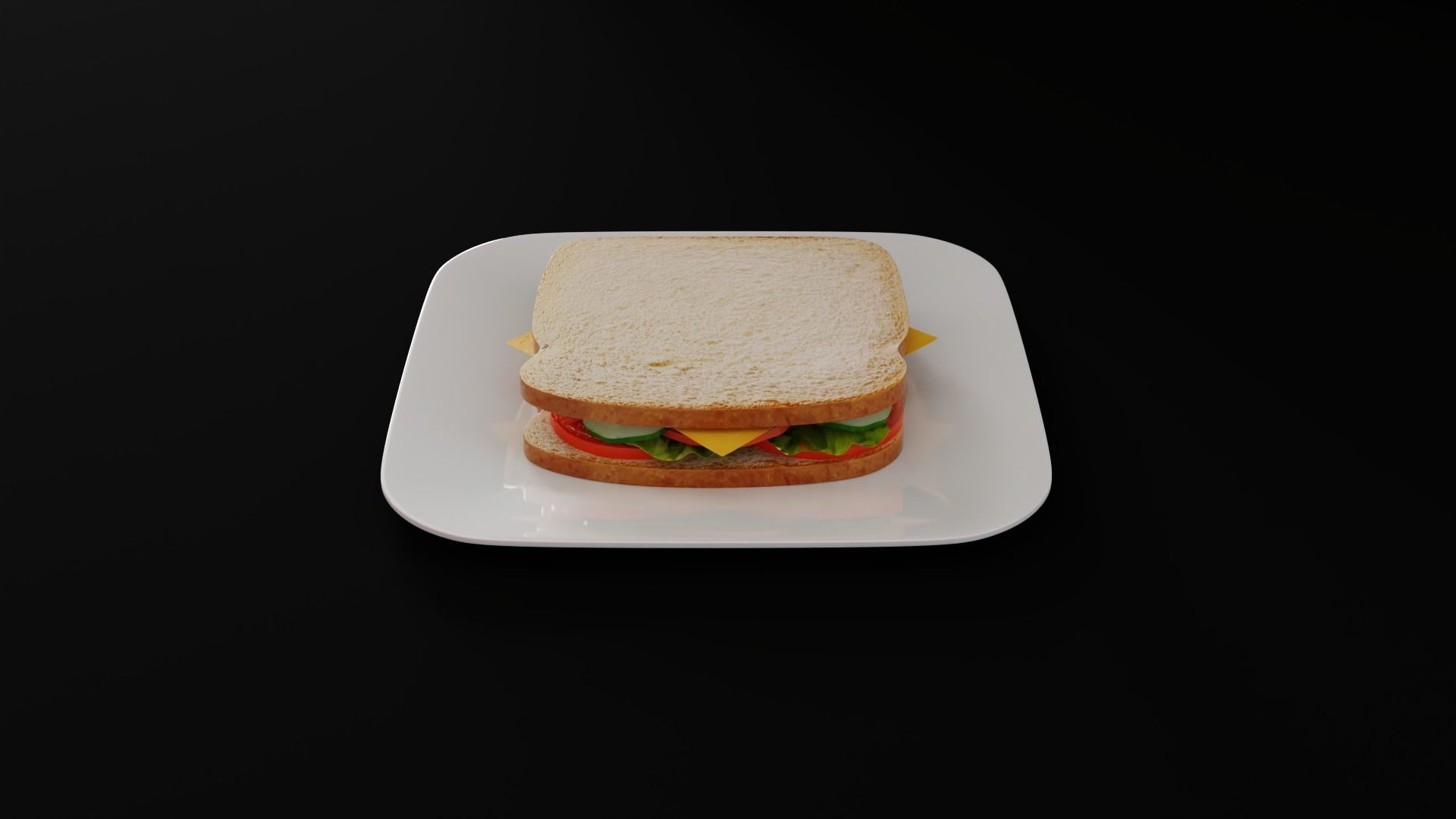 Sandwich 3D model_2