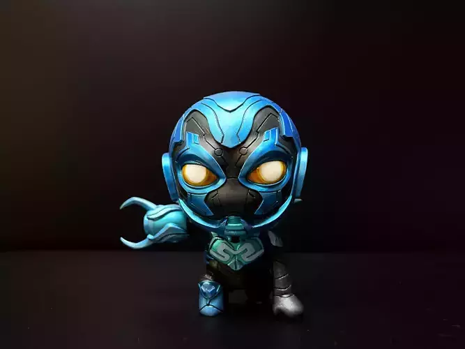 Chibi Blue Beetle 