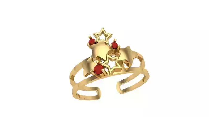 Ladies Ring 296 3D print model