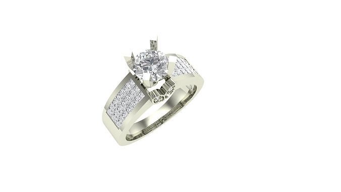 Ladies Ring 277 3D print model