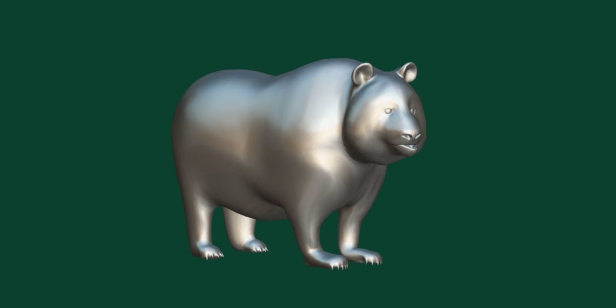 Giant Panda Bear  3D model_5