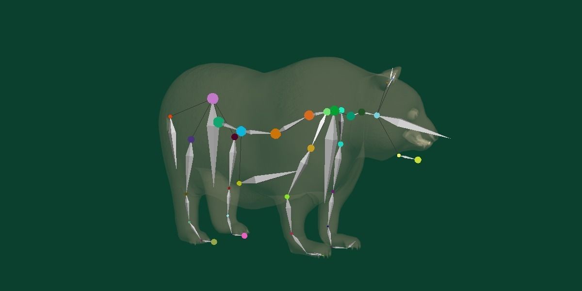 Giant Panda Bear  3D model_12