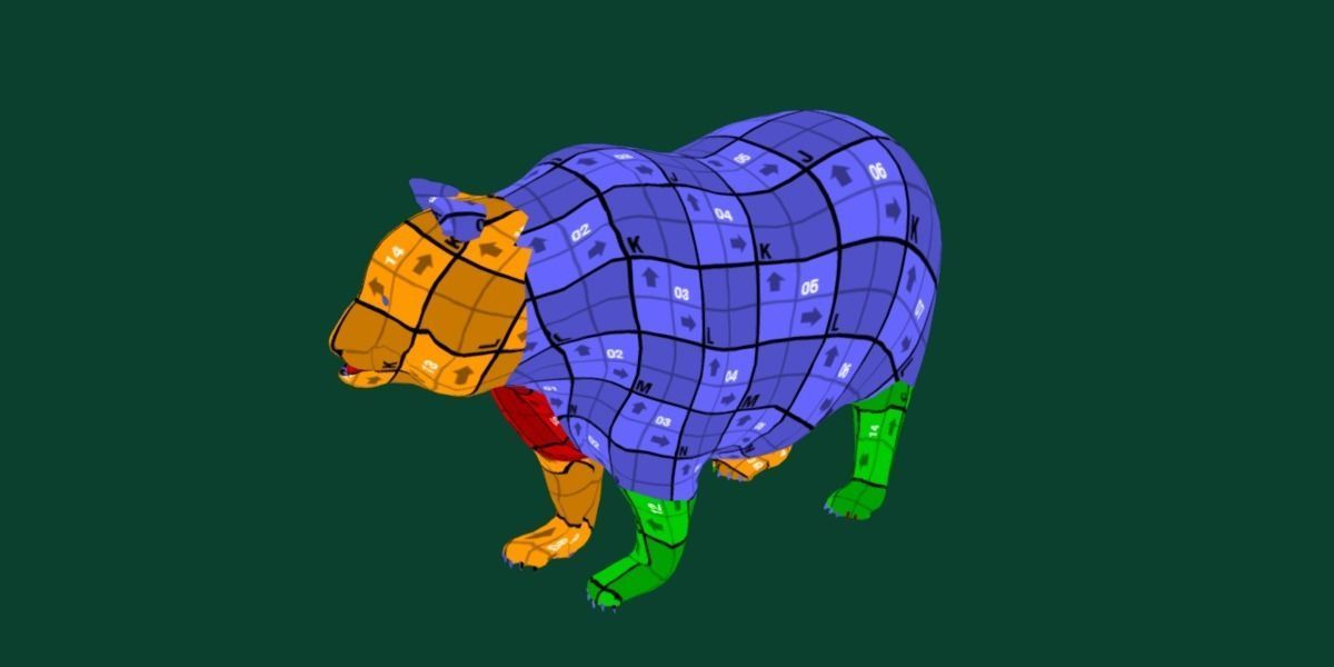 Giant Panda Bear  3D model_9