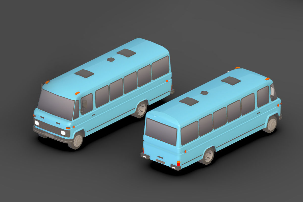 Vehicle Pack Low- Poly Low-poly 3D model_33