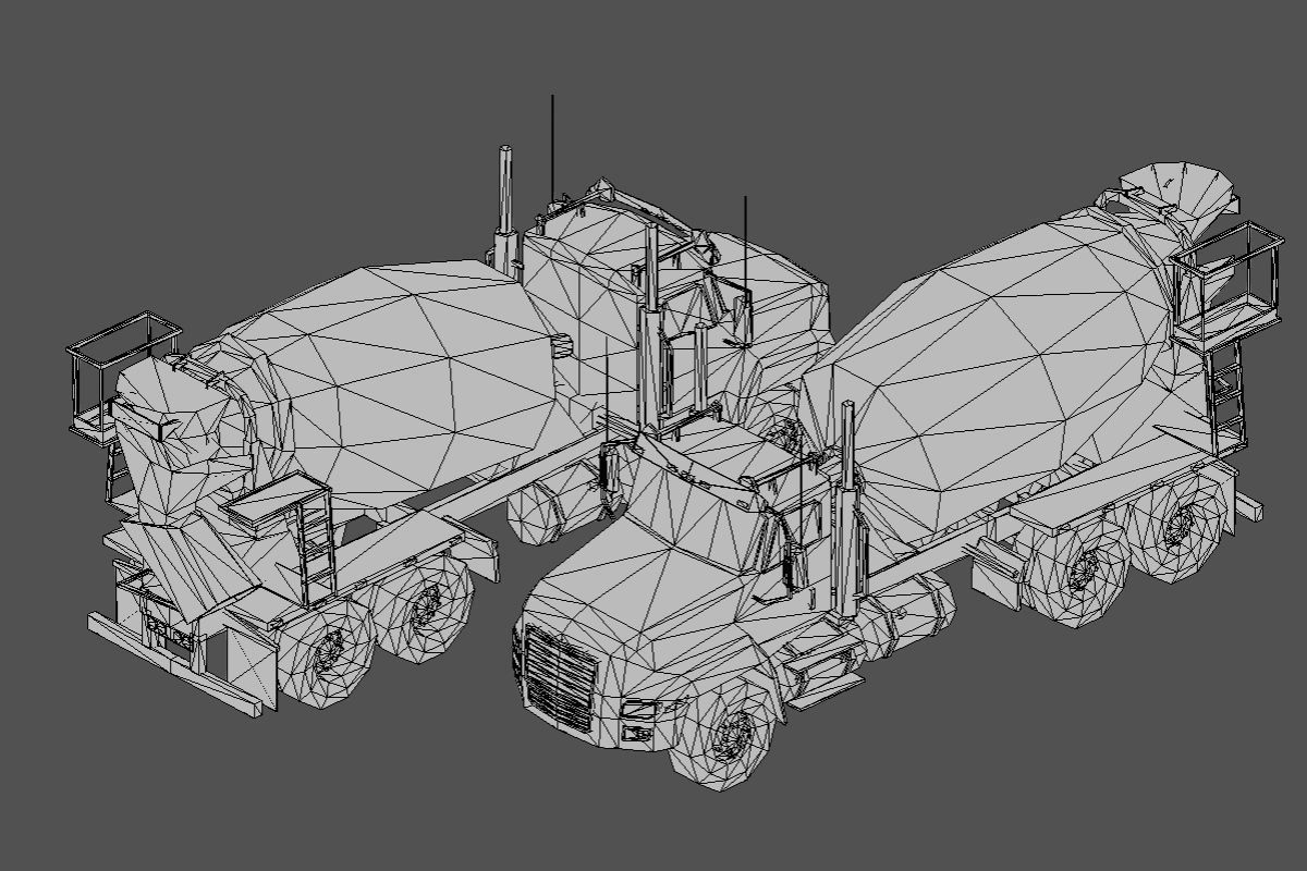 Vehicle Pack Low- Poly Low-poly 3D model_86