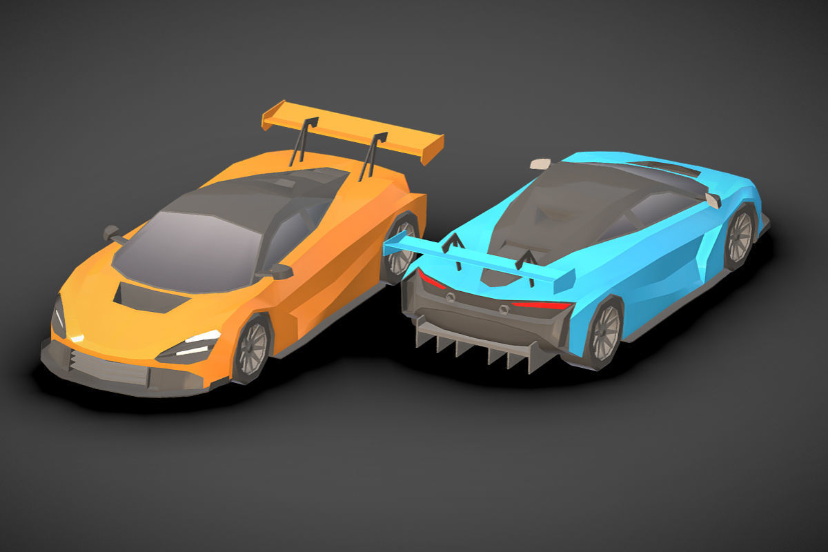 Vehicle Pack Low- Poly Low-poly 3D model_14