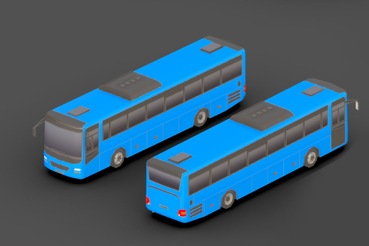 Vehicle Pack Low- Poly Low-poly 3D model_59