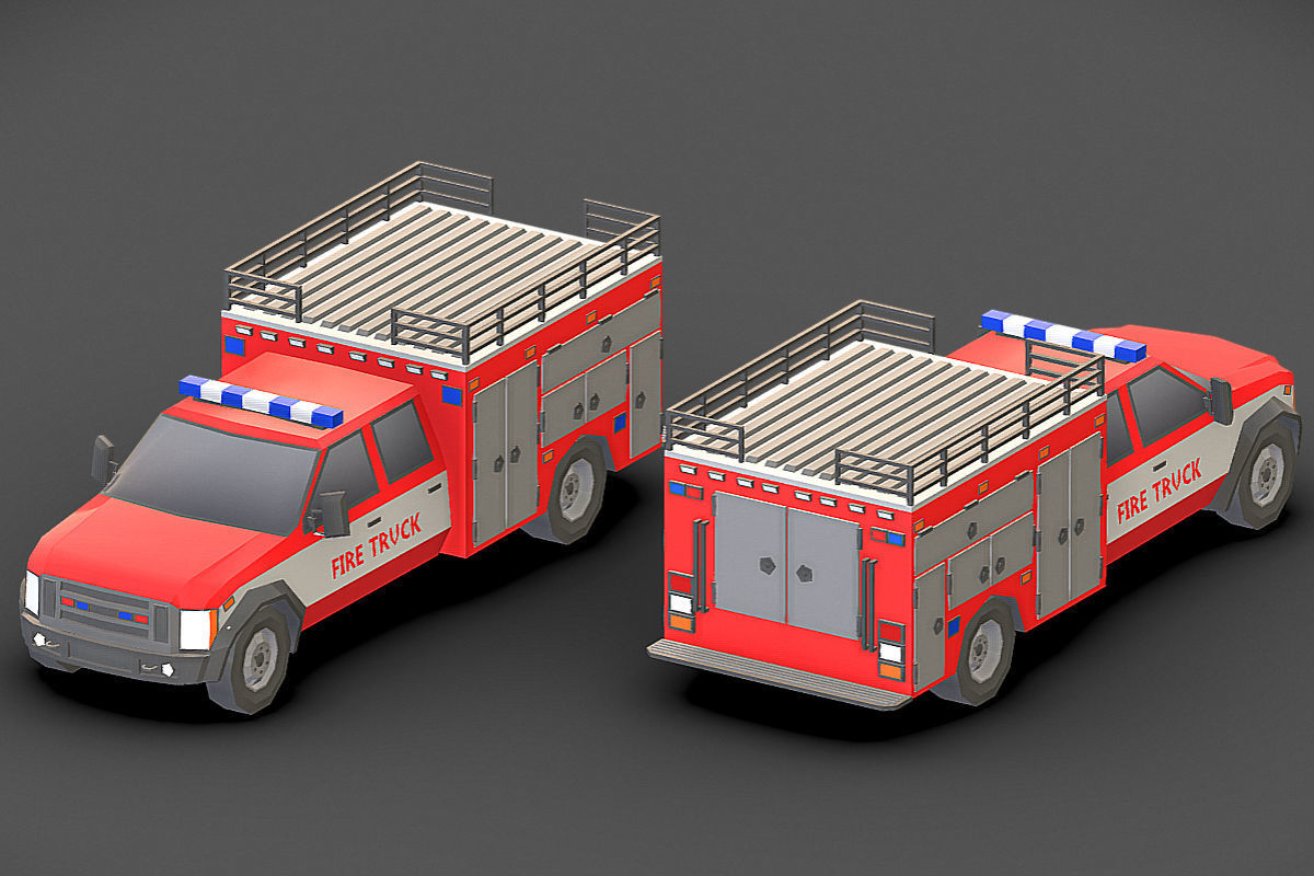 Vehicle Pack Low- Poly Low-poly 3D model_24
