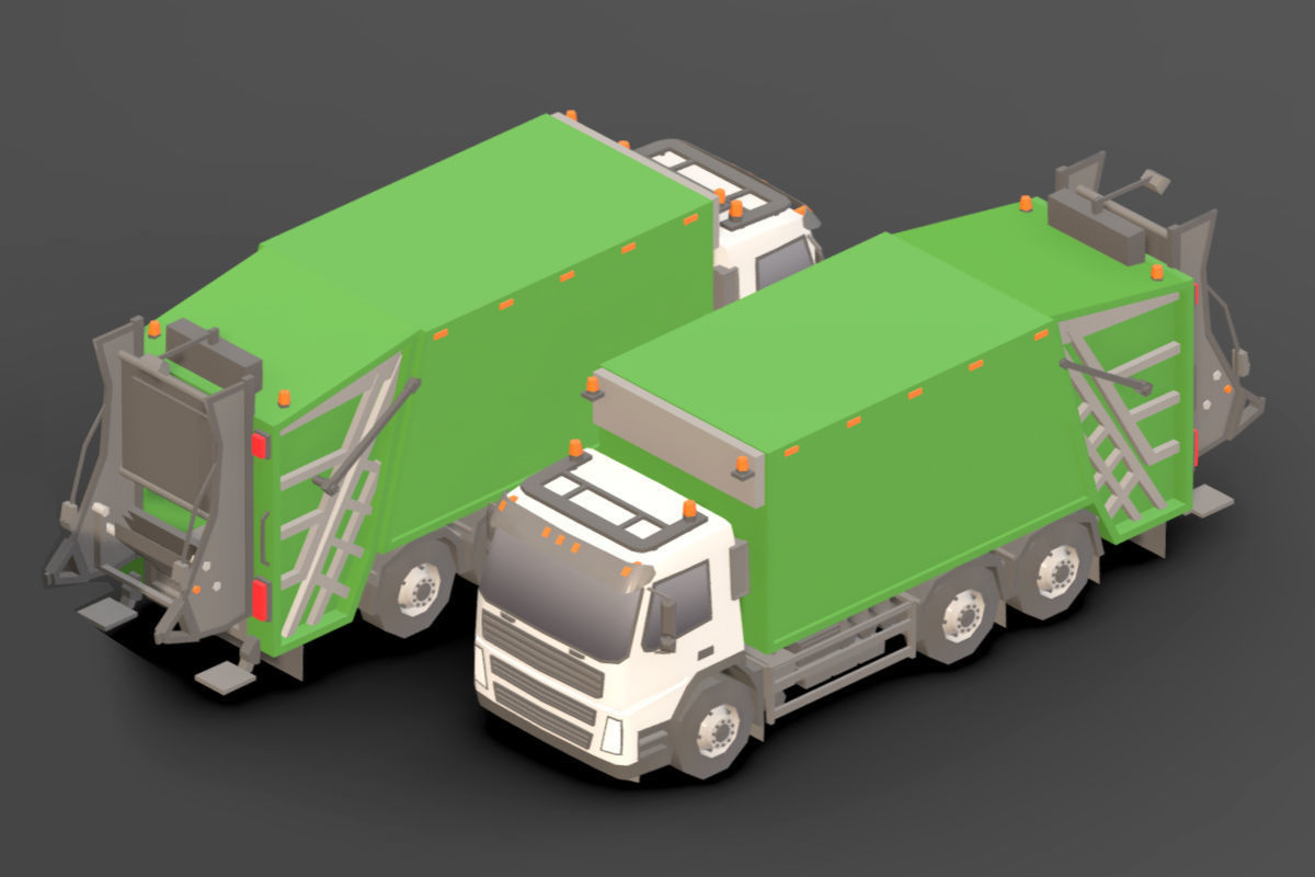 Vehicle Pack Low- Poly Low-poly 3D model_60