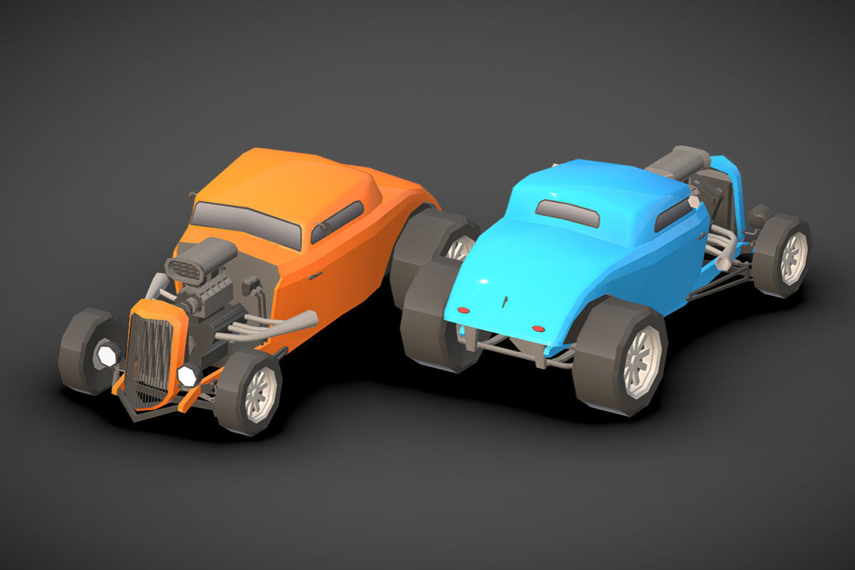 Vehicle Pack Low- Poly Low-poly 3D model_13