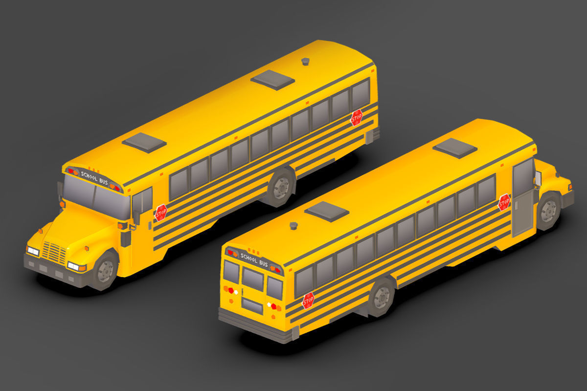 Vehicle Pack Low- Poly Low-poly 3D model_55