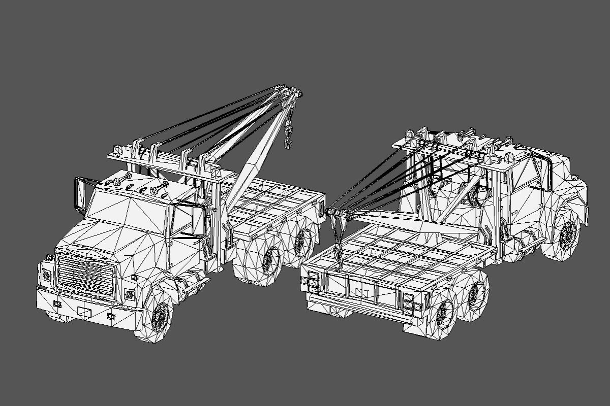Vehicle Pack Low- Poly Low-poly 3D model_75