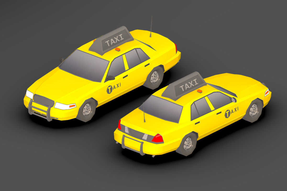 Vehicle Pack Low- Poly Low-poly 3D model_34