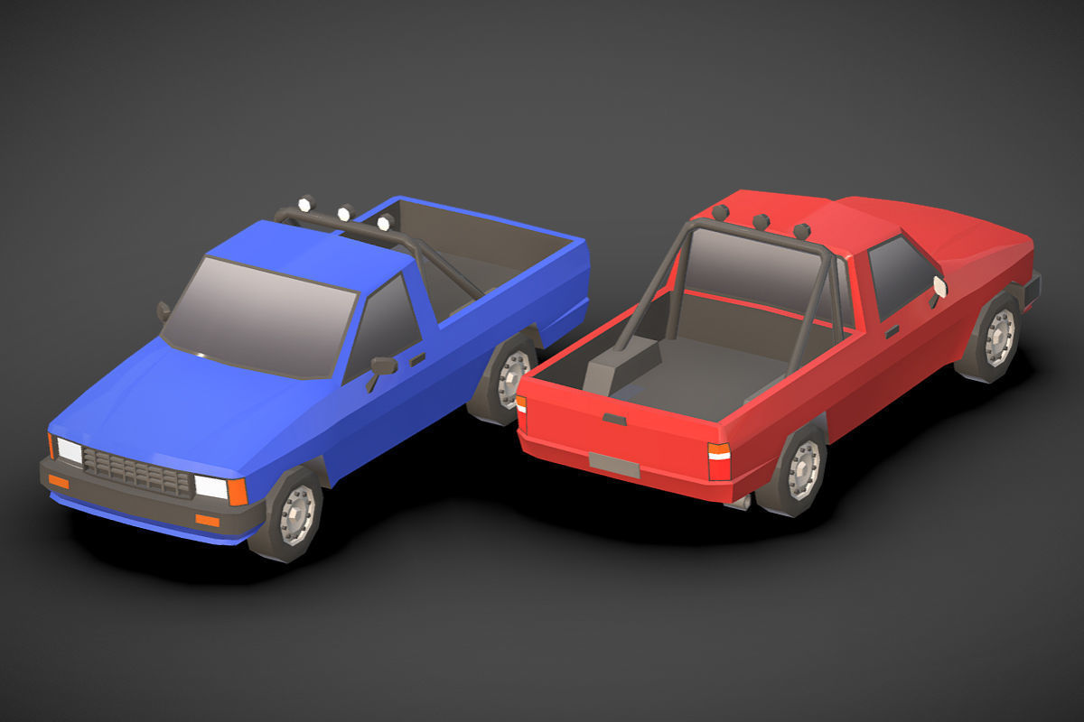 Vehicle Pack Low- Poly Low-poly 3D model_40