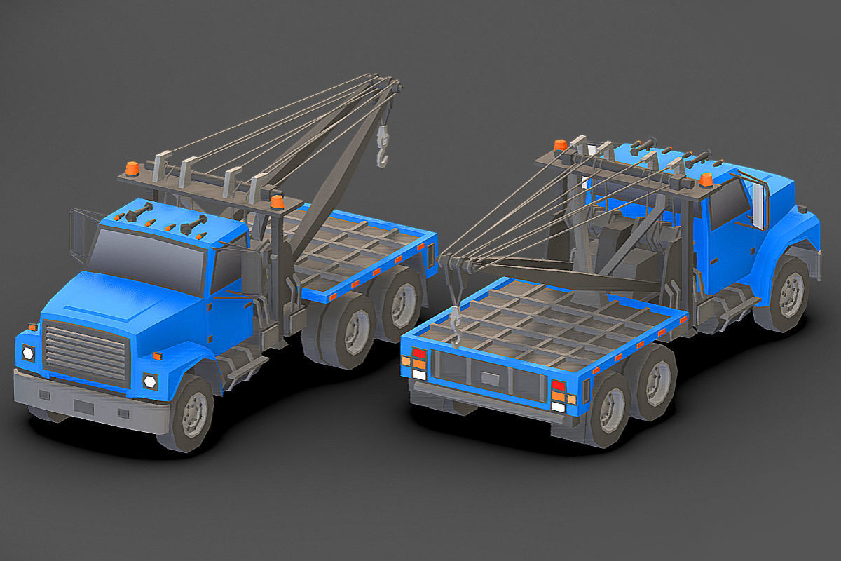 Vehicle Pack Low- Poly Low-poly 3D model_58
