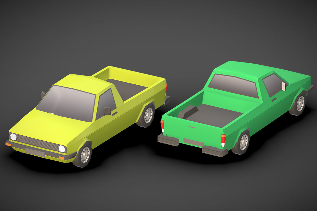 Vehicle Pack Low- Poly Low-poly 3D model_42
