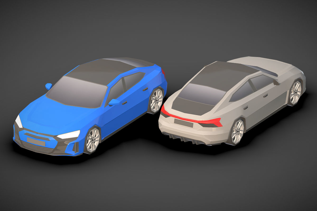 Vehicle Pack Low- Poly Low-poly 3D model_28